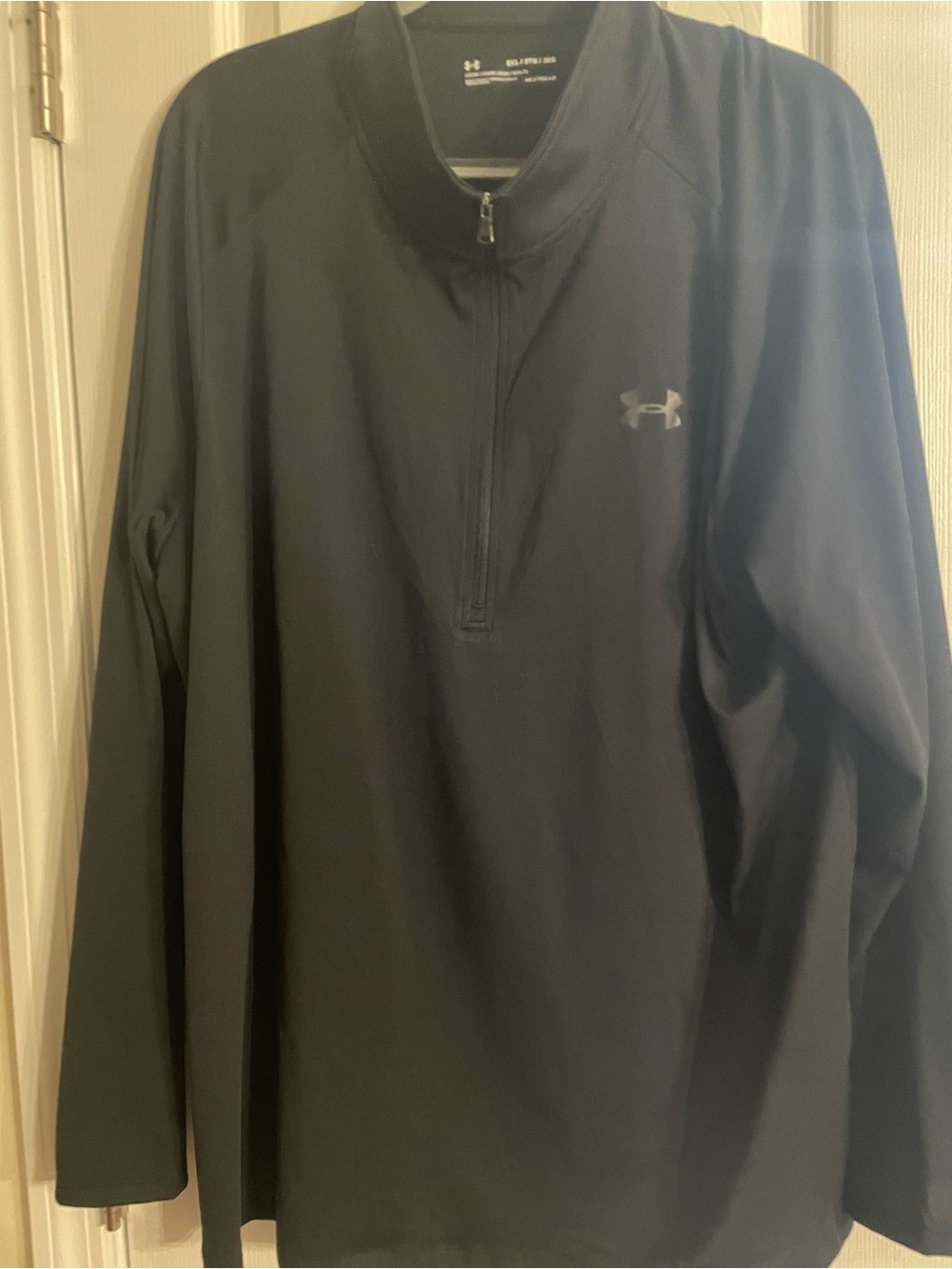 Under Armour Men's Black Half-Zip Performance Pullover